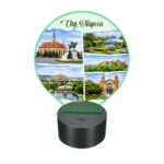 Lampa Led 3D, Cluj-Napoca, 22×18 cm, LOTUV018