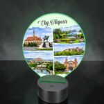 Lampa Led 3D, Cluj-Napoca, 22×18 cm, LOTUV018 - imagine 2
