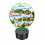 Lampa Led 3D, Brasov, 22×18 cm, LOTUV019