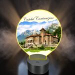 Lampa Led 3D, Castelul Cantacuzino, 22×18 cm, LOTUV020 - imagine 2