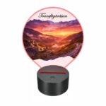 Lampa Led 3D, Transfagarasan, 22×18 cm, LOTUV021