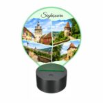 Lampa Led 3D, Sighisoara, 22×18 cm, LOTUV023