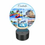 Lampa Led 3D, Constanta, 22×18 cm, LOTUV025