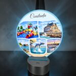 Lampa Led 3D, Constanta, 22×18 cm, LOTUV025 - imagine 2