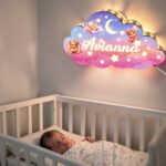 Lampa veghe, Lemn, Ursulet, 40 cm, LVUV001 - imagine 3