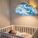 Lampa veghe, Lemn, Ursulet, 40 cm, LVUV002 - imagine 2