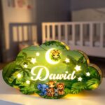Lampa veghe, Lemn, Safari, 40 cm, LVUV003 - imagine 4