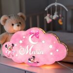 Lampa veghe, Lemn, Minnie Mouse, 40 cm, LVUV007 - imagine 4