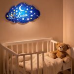 Lampa veghe, Lemn , Mickey Mouse, 40 cm, LVUV008 - imagine 3
