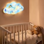 Lampa veghe, Lemn, Date Nastere, Mickey Mouse, 40 cm, LVUV009 - imagine 3