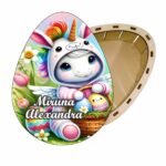 Cutie personalizata Paste, Ou Kinder Surprise, Unicorn, OKPUV020