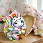 Cutie personalizata Paste, Ou Kinder Surprise, Unicorn, OKPUV020 - imagine 3
