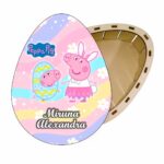 Cutie personalizata Paste, Ou Kinder Surprise, Peppa Pig, OKPUV022
