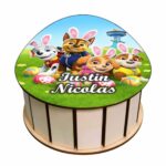 Cutie personalizata Paste, Ou Kinder Surprise, Patrula Catelusilor, OKPUV026 - imagine 5