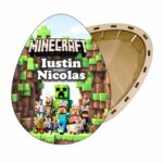 Cutie personalizata Paste, Ou Kinder Surprise, Minecraft, OKPUV028