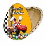 Cutie personalizata Paste, Ou Kinder Surprise, Cars, OKPUV031