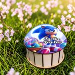 Cutie personalizata Paste, Ou Kinder Surprise, Sonic, OKPUV032 - imagine 2
