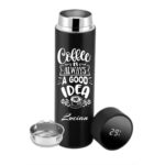 Termos Personalizat, Negru, 500 ml, THP005