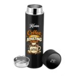 Termos Personalizat, Negru, 500 ml, THP019