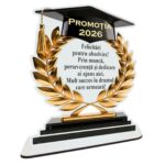 Decoratiune Absolvire, Tip Diploma, Lemn, 19x15cm, CABS025 - imagine 4