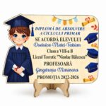 Decoratiune Absolvire, Tip Diploma, Lemn, 20x14cm, CABS026