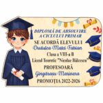 Decoratiune Absolvire, Tip Diploma, Lemn, 20x14cm, CABS026 - imagine 3