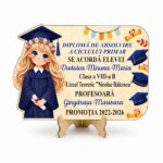 Decoratiune Absolvire, Tip Diploma, Lemn, 20x14cm, CABS027