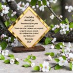 Decoratiune Absolvire, Tip Diploma, Lemn, 15cm, CABS029 - imagine 3