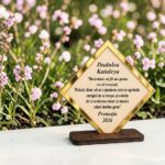Decoratiune Absolvire, Tip Diploma, Lemn, 15cm, CABS029 - imagine 2
