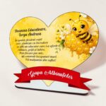 Decoratiune Cadou, Educatoare, Personalizata, Lemn, 18x15cm, DCPS016 - imagine 2