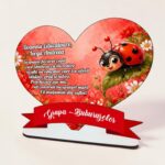 Decoratiune Cadou, Educatoare, Personalizata, Lemn, 18x15cm, DCPS017 - imagine 3