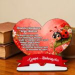 Decoratiune Cadou, Educatoare, Personalizata, Lemn, 18x15cm, DCPS017 - imagine 2