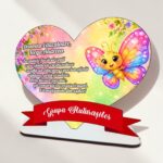 Decoratiune Cadou, Educatoare, Personalizata, Lemn, 18x15cm, DCPS018 - imagine 3