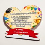 Decoratiune Cadou, Educatoare, Personalizata, Lemn, 18x15cm, DCPS019 - imagine 3