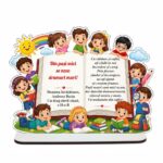 Decoratiune Cadou, Invatatoare, Personalizata, Lemn, 20x15cm, DCPS020