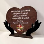 Decoratiune Cadou, Diriginta, Personalizata, Lemn, 15x11,5cm, DCPS024 - imagine 3