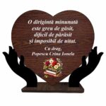 Decoratiune Cadou, Diriginta, Personalizata, Lemn, 15x11,5cm, DCPS024