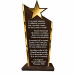 Decoratiune Cadou, Educatoare, Personalizata, Lemn, 22x10cm, DCPS025