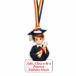Medalie Personalizata, Gradinita, Baietel, Lemn, Multicolor, 6,5x4cm, MDUV039