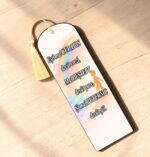 Semn Carte, Lemn, Multicolor, 15x5cm, SEC01 - imagine 3