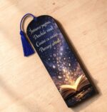 Semn Carte, Lemn, Multicolor, 15x5cm, SEC02 - imagine 3