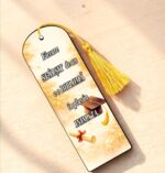 Semn Carte, Lemn, Multicolor, 15x5cm, SEC03 - imagine 3