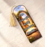 Semn Carte, Lemn, Multicolor, 15x5cm, SEC04 - imagine 3