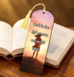 Semn Carte, Lemn, Multicolor, 15x5cm, SEC05 - imagine 2