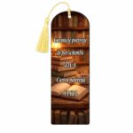 Semn Carte, Lemn, Multicolor, 15x5cm, SEC06