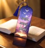 Semn Carte, Lemn, Multicolor, 15x5cm, SEC07 - imagine 2