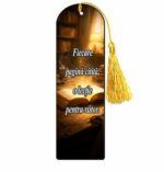 Semn Carte, Lemn, Multicolor, 15x5cm, SEC13