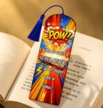 Semn Carte, Lemn, Multicolor, 15x5cm, SEC14 - imagine 2