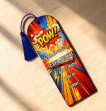 Semn Carte, Lemn, Multicolor, 15x5cm, SEC14 - imagine 3