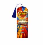 Semn Carte, Lemn, Multicolor, 15x5cm, SEC14